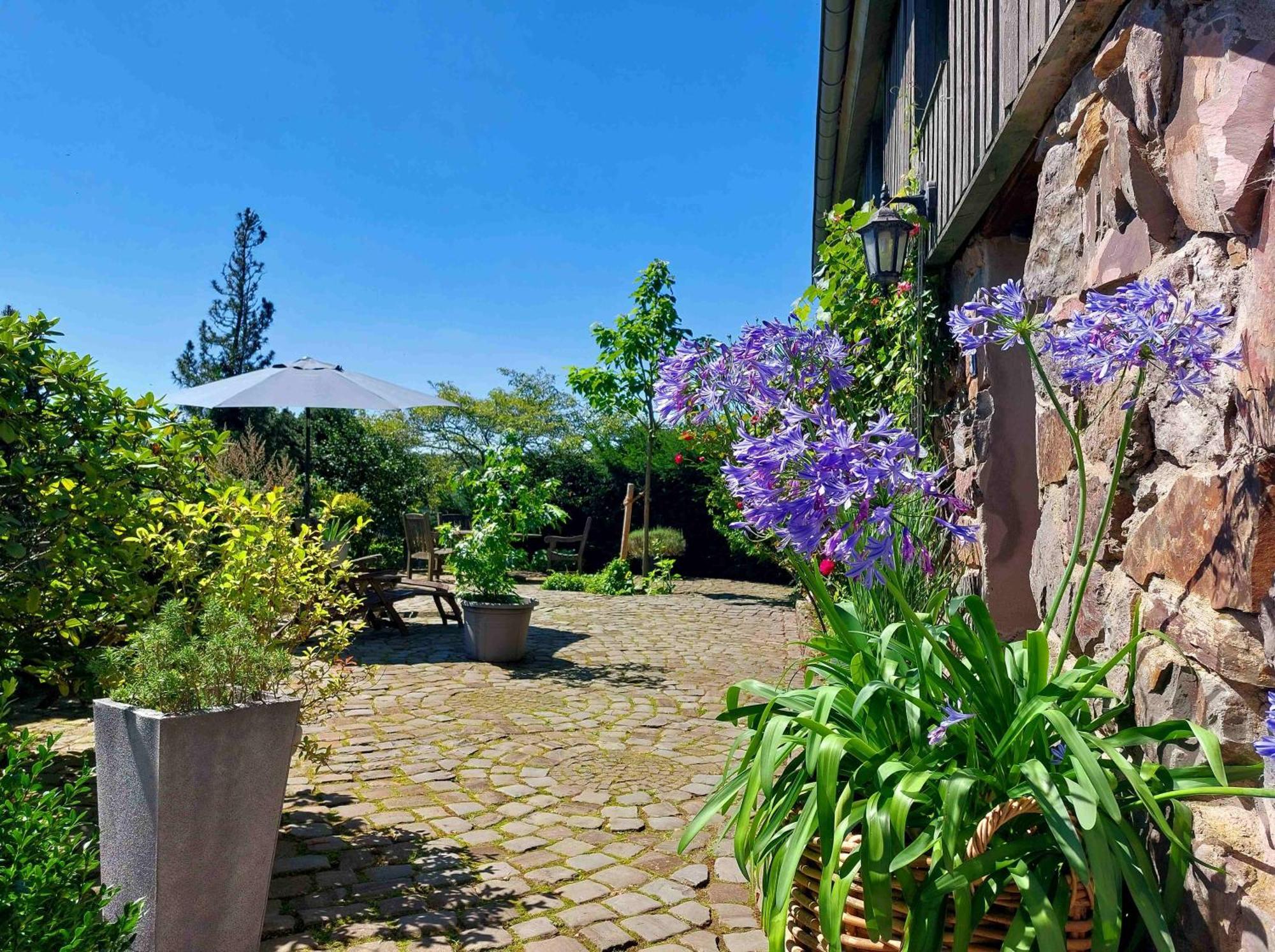Kleines Haus Mitten In Der Natur Mit Eigener Terrasse Und Sonnenbalkon Halver Exteriör bild